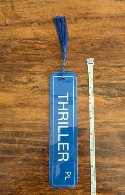 Thriller Street Sign Bookmark