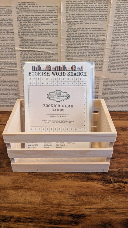 Bookish Game Sheets