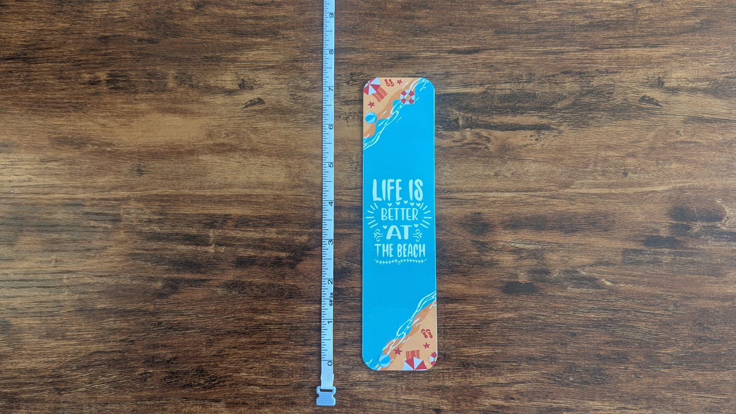 Life is Better at Beach Bookmark