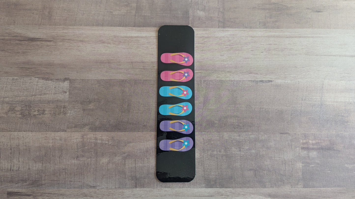 Colorful Flip Flops Bookmark