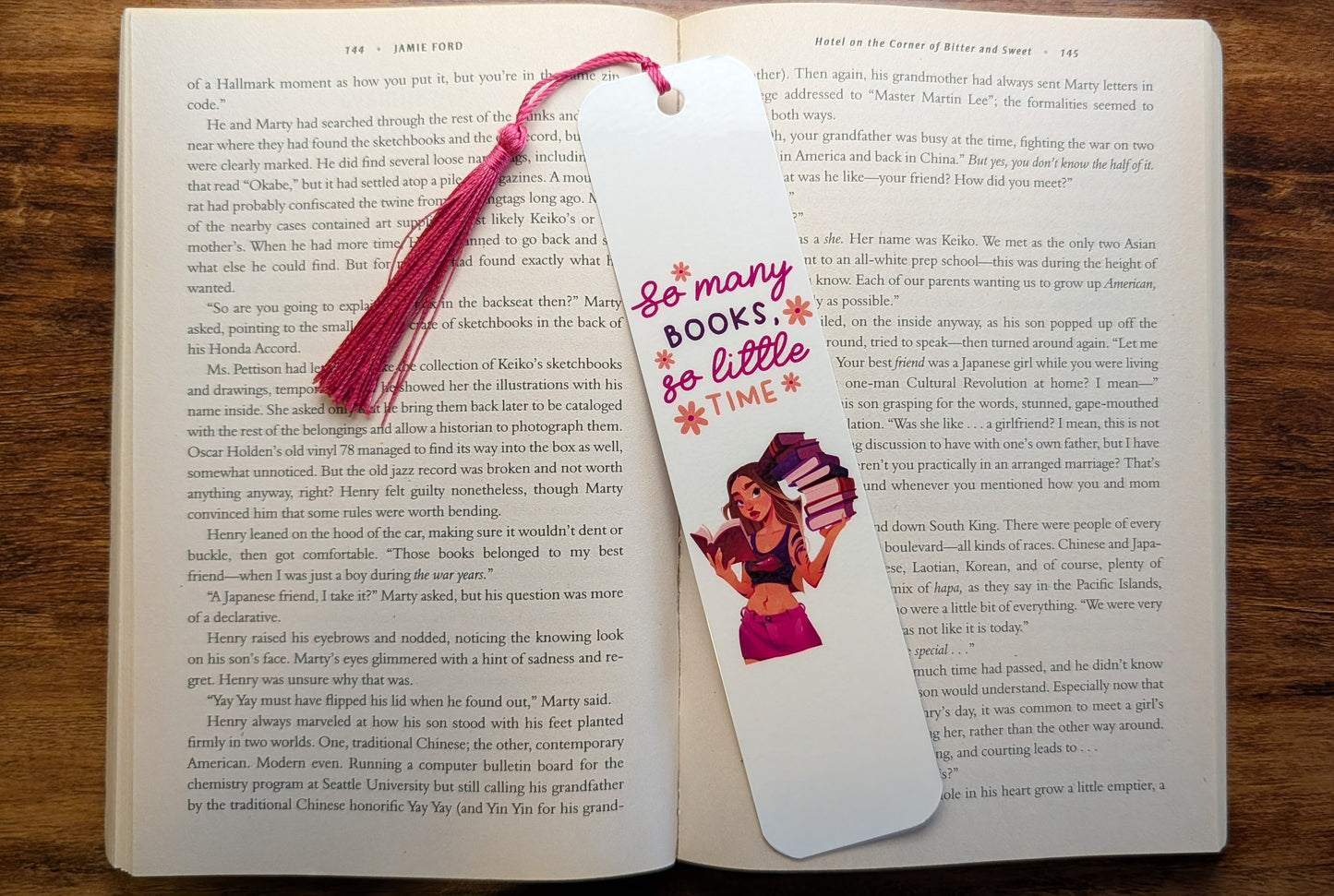 So Many Books Bookmark