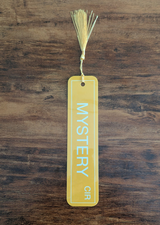 Mystery Street Sign Bookmark