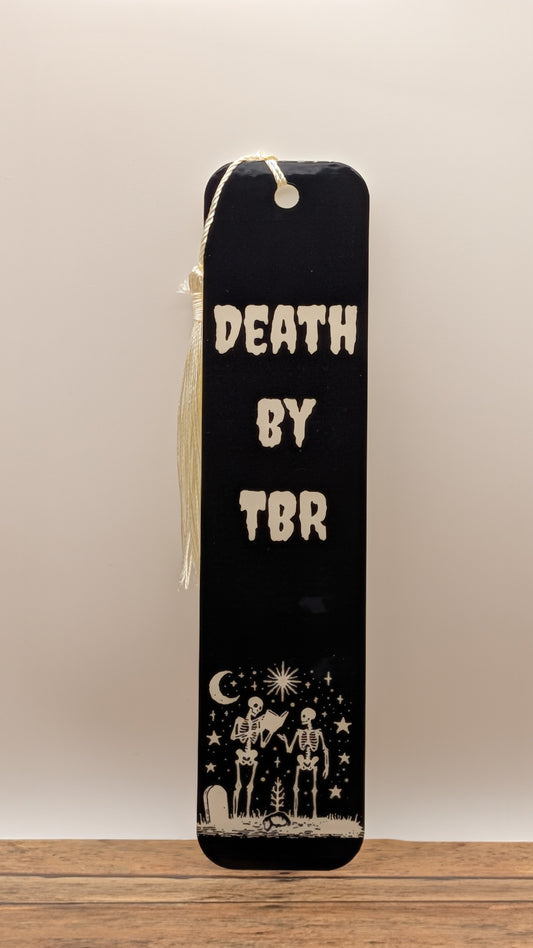 Death by TBR Bookmark