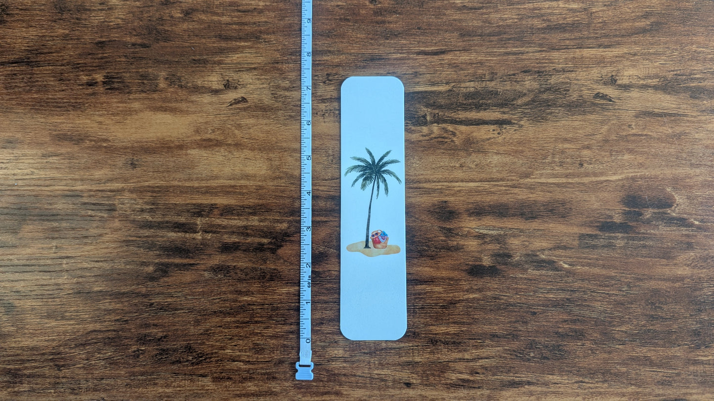 Palm Tree and Beach Toys Bookmark