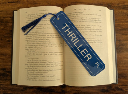 Thriller Street Sign Bookmark