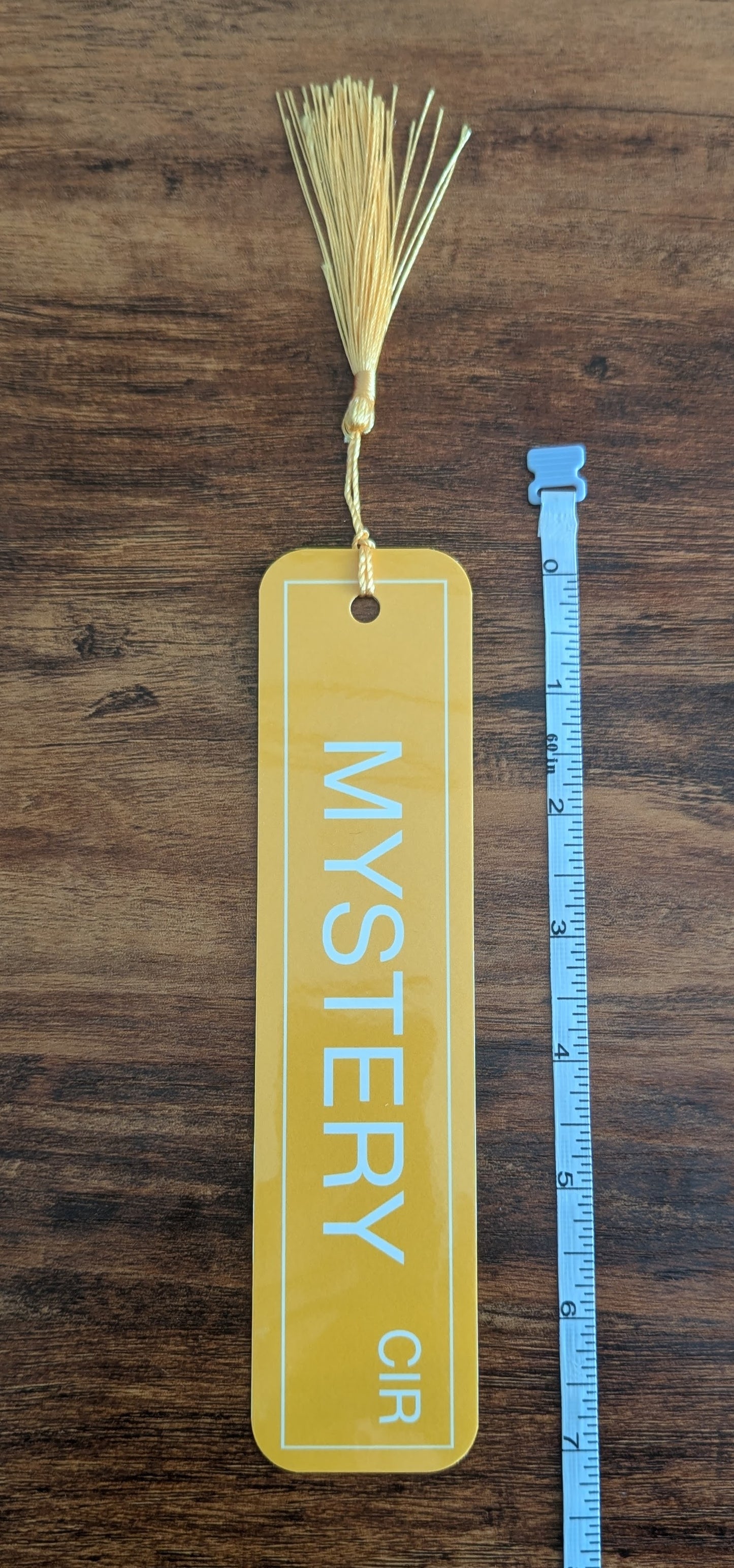 Mystery Street Sign Bookmark