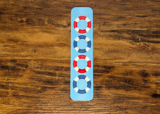 Patriotic Life Rings Bookmark