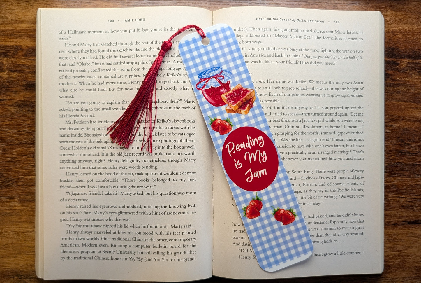 Reading Is My Jam Bookmark