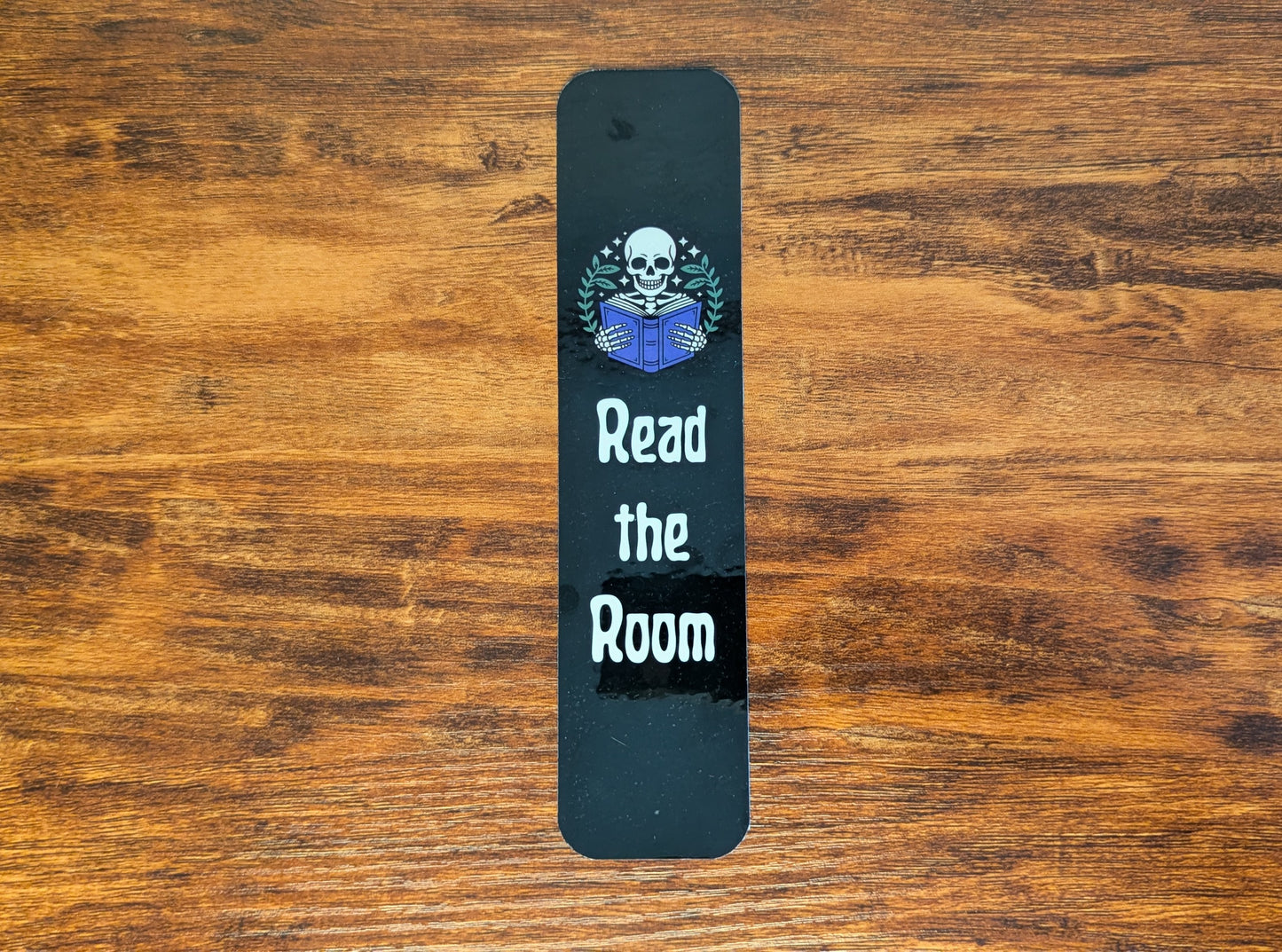 Read the Room Skeleton Bookmark