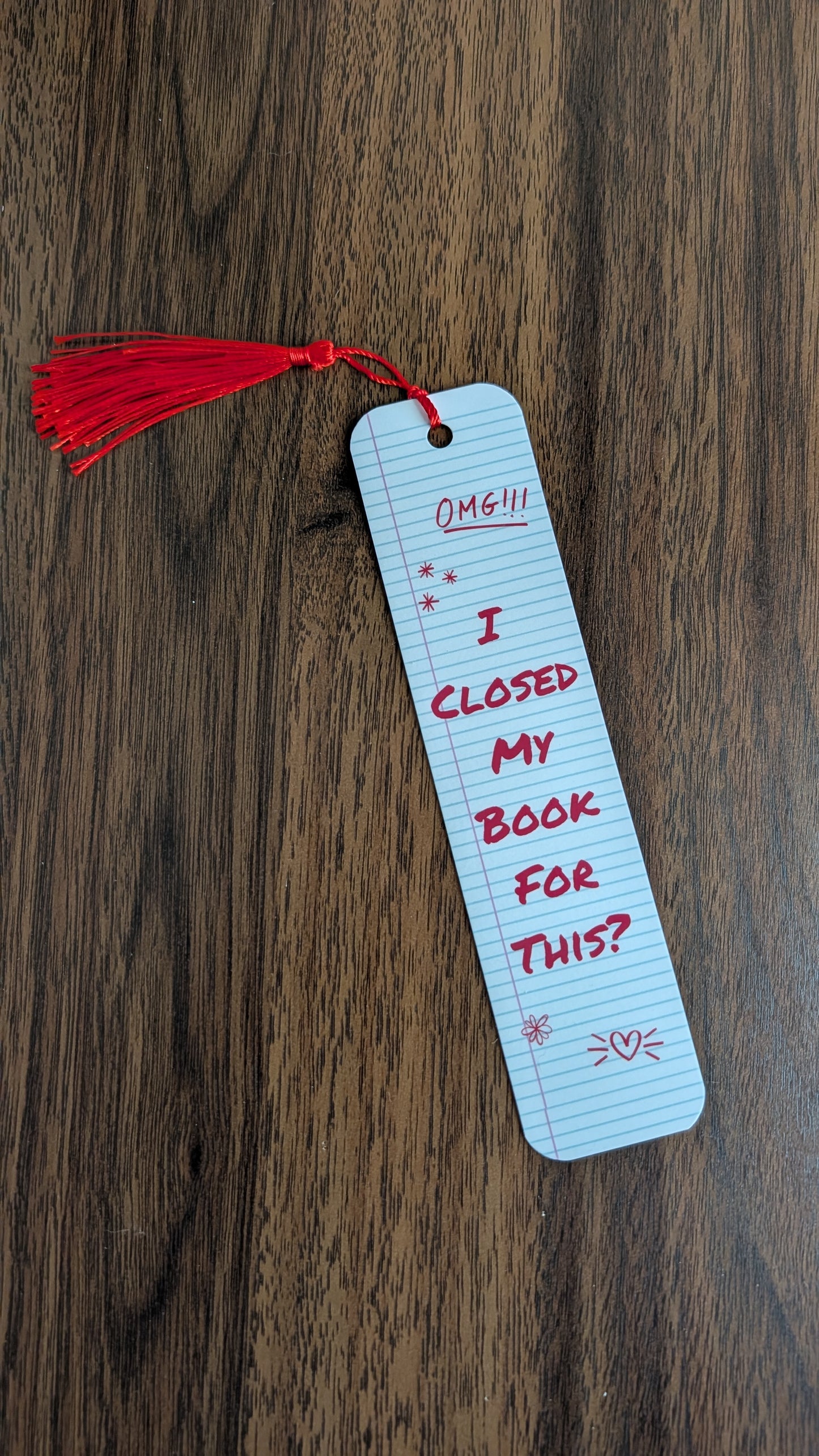 I Can't Believe Bookmark