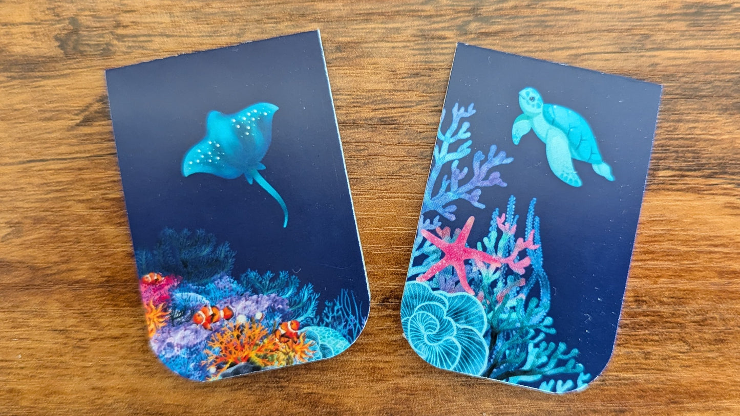 Under the Sea Magnetic Bookmarks
