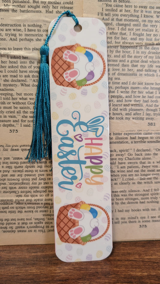 Happy Easter Handmade Bookmark