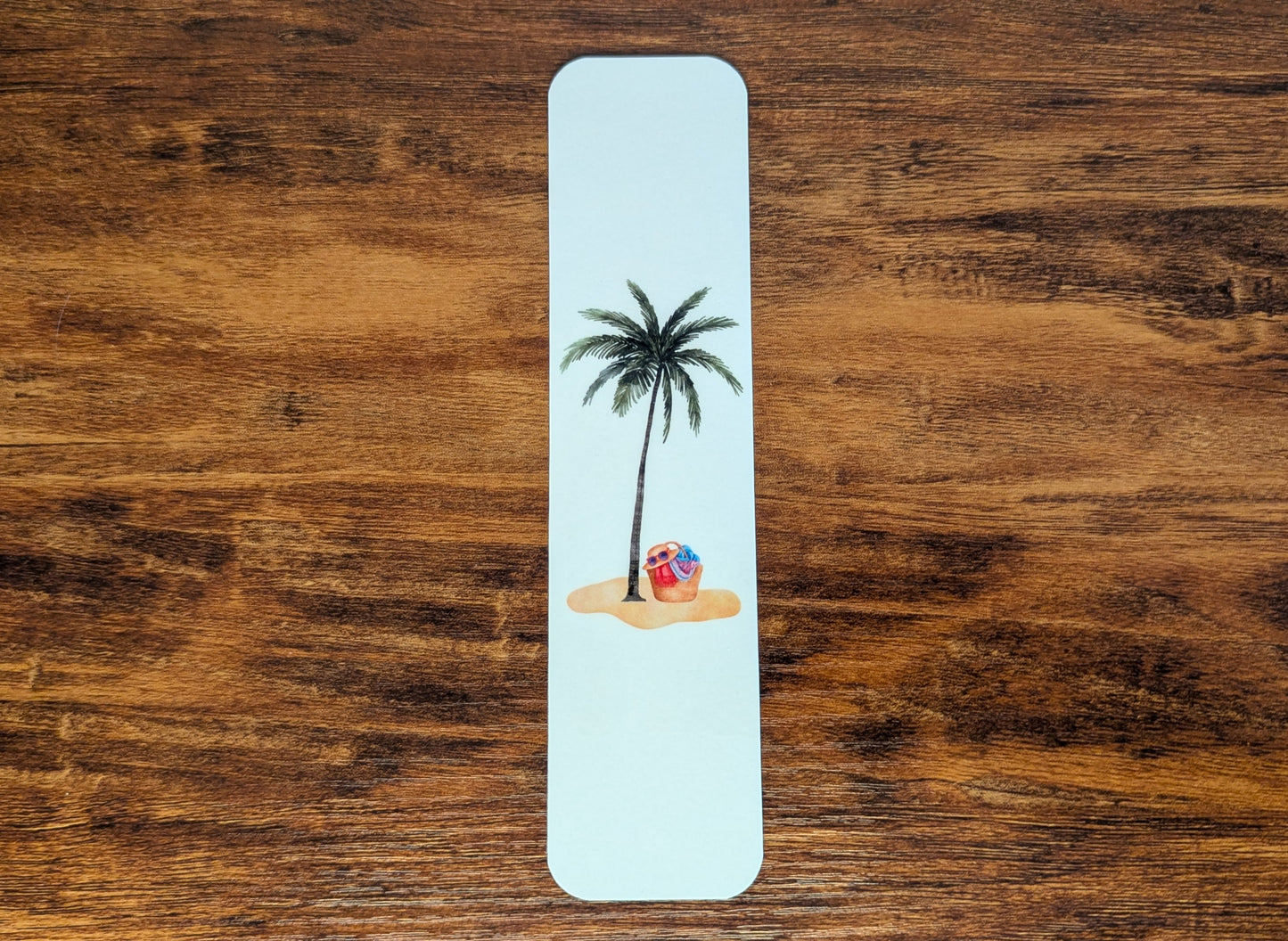 Palm Tree and Beach Toys Bookmark