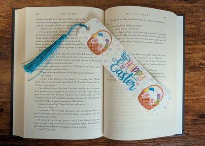Happy Easter Handmade Bookmark