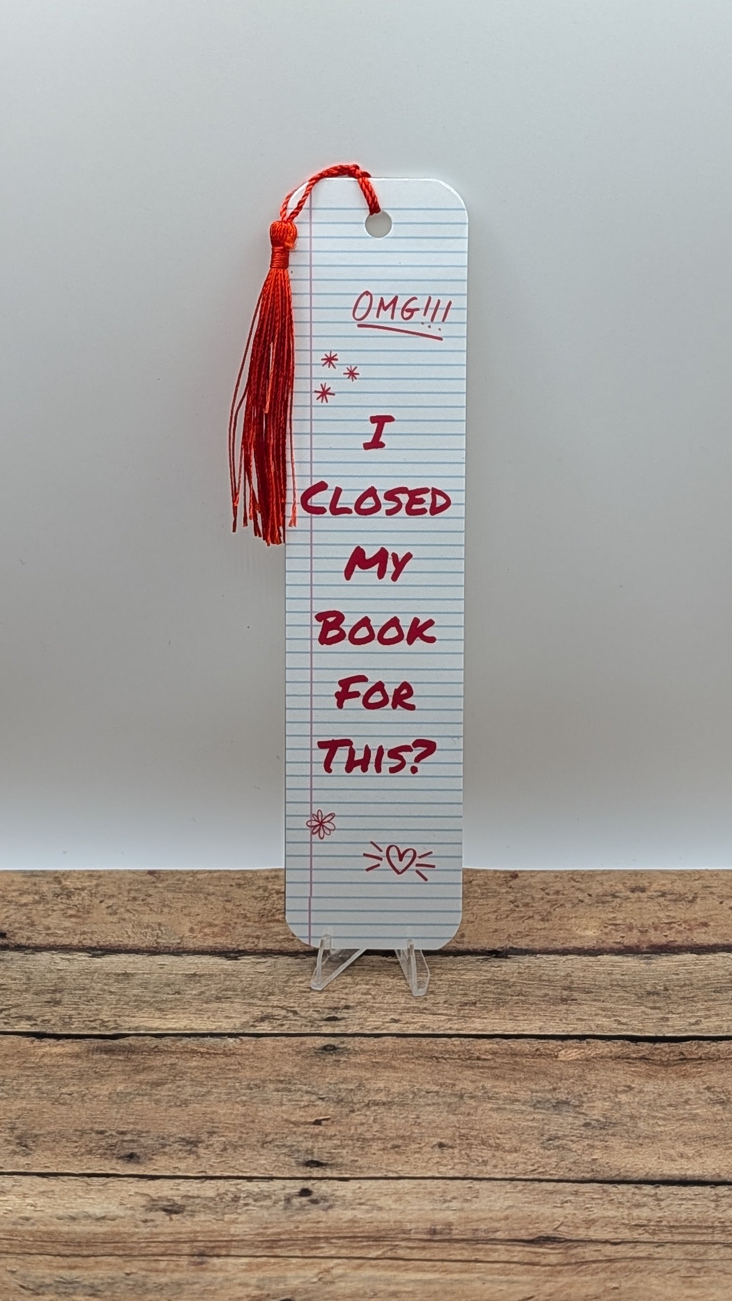 I Can't Believe Bookmark