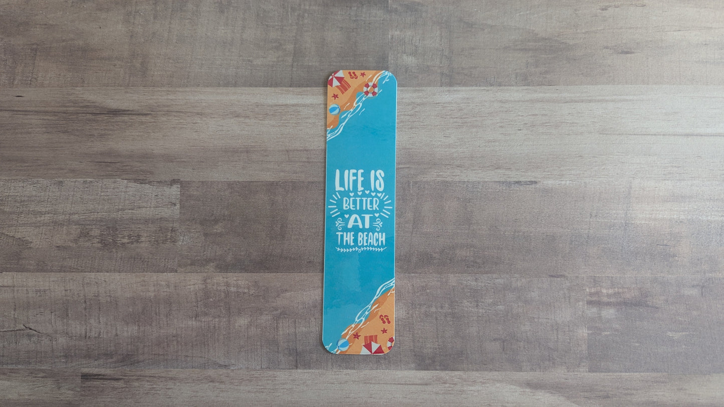 Life is Better at Beach Bookmark