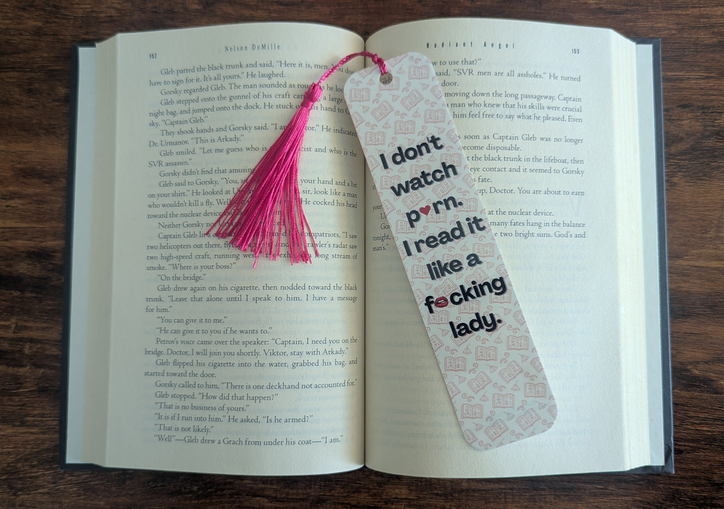 I Don't Watch P*rn Spicy Romance Bookmark