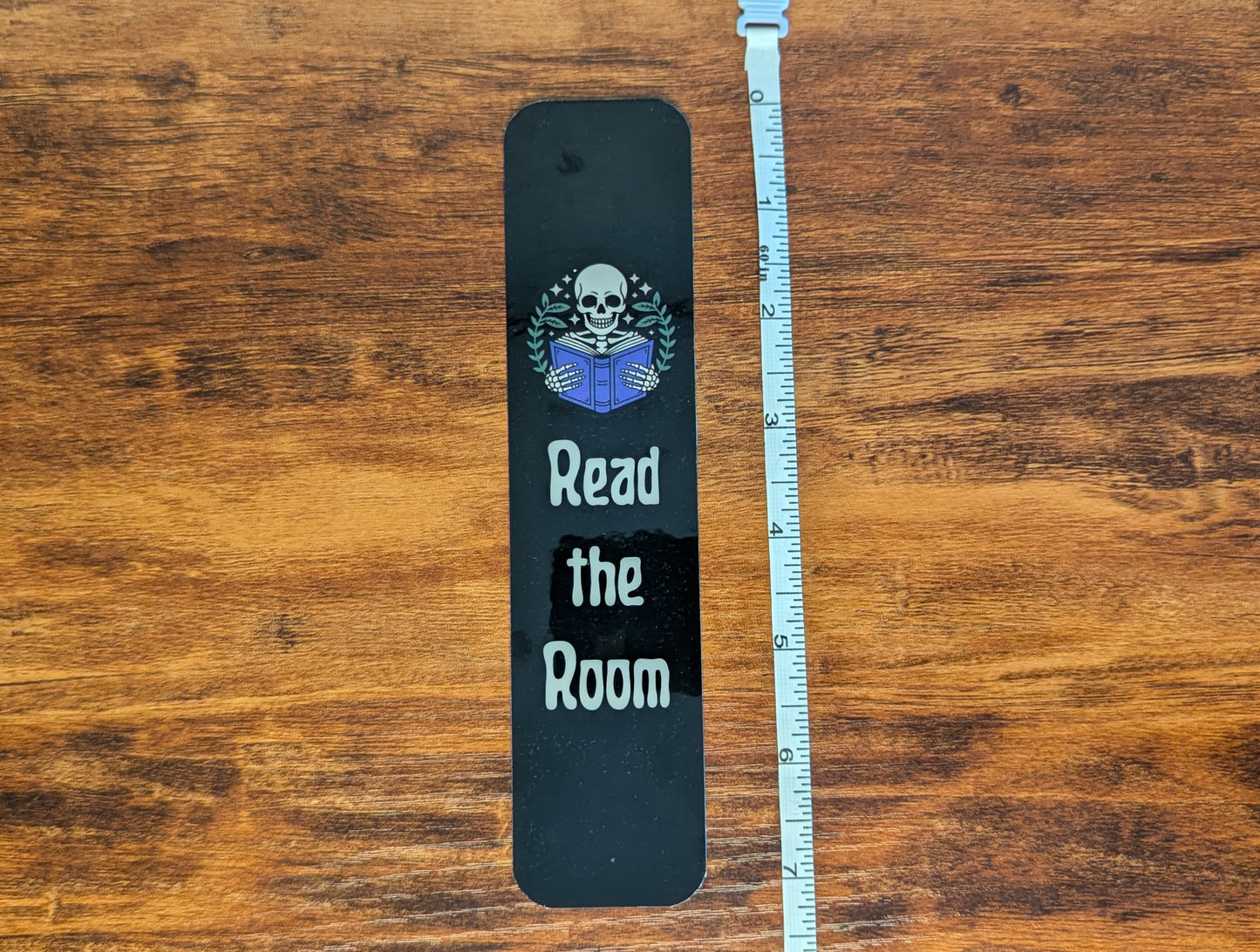 Read the Room Skeleton Bookmark