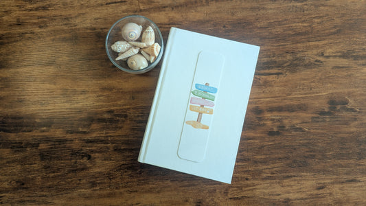 Beachy Directional Sign Bookmark