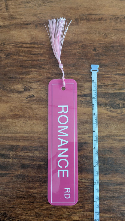 Romance Street Sign Bookmark
