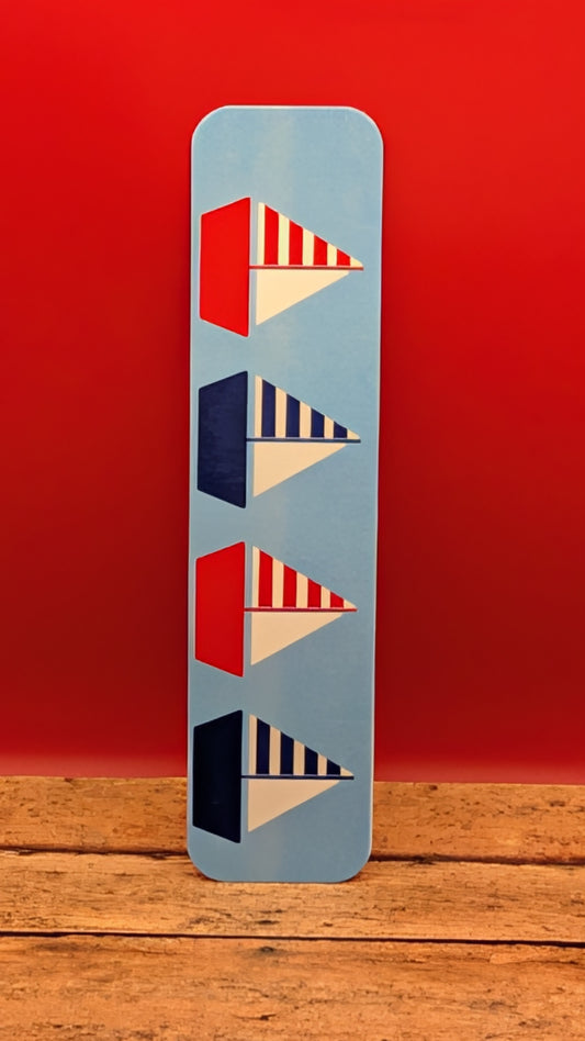Patriotic Sailboats Bookmark