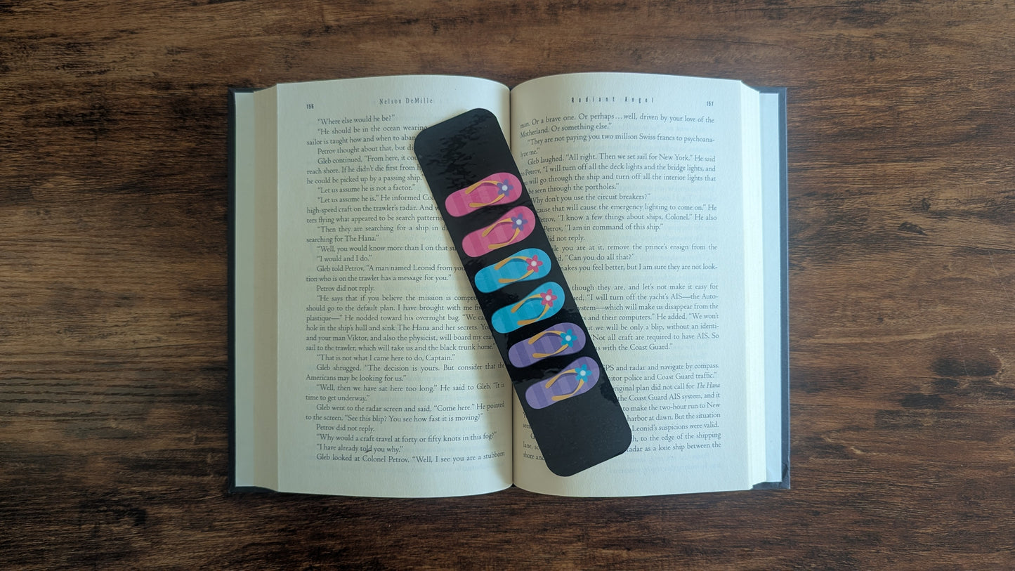 Colorful Flip Flops Bookmark