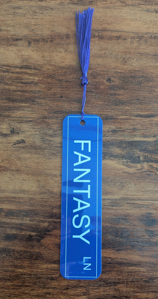Fantasy Street Sign Bookmark