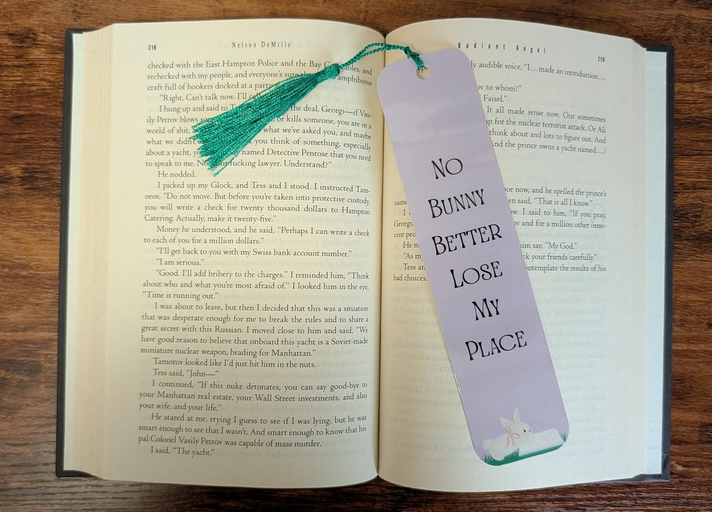Easter Bunny Handmade Bookmark