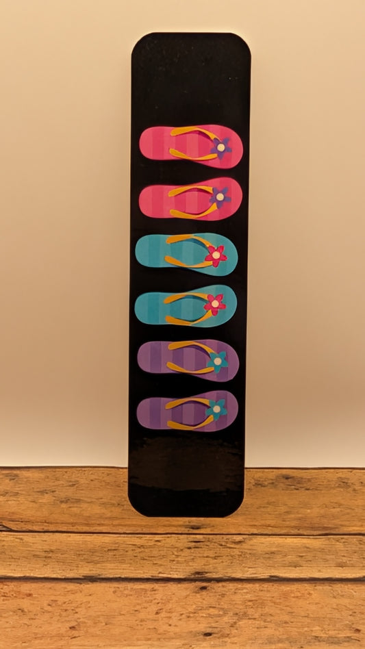 Colorful Flip Flops Bookmark