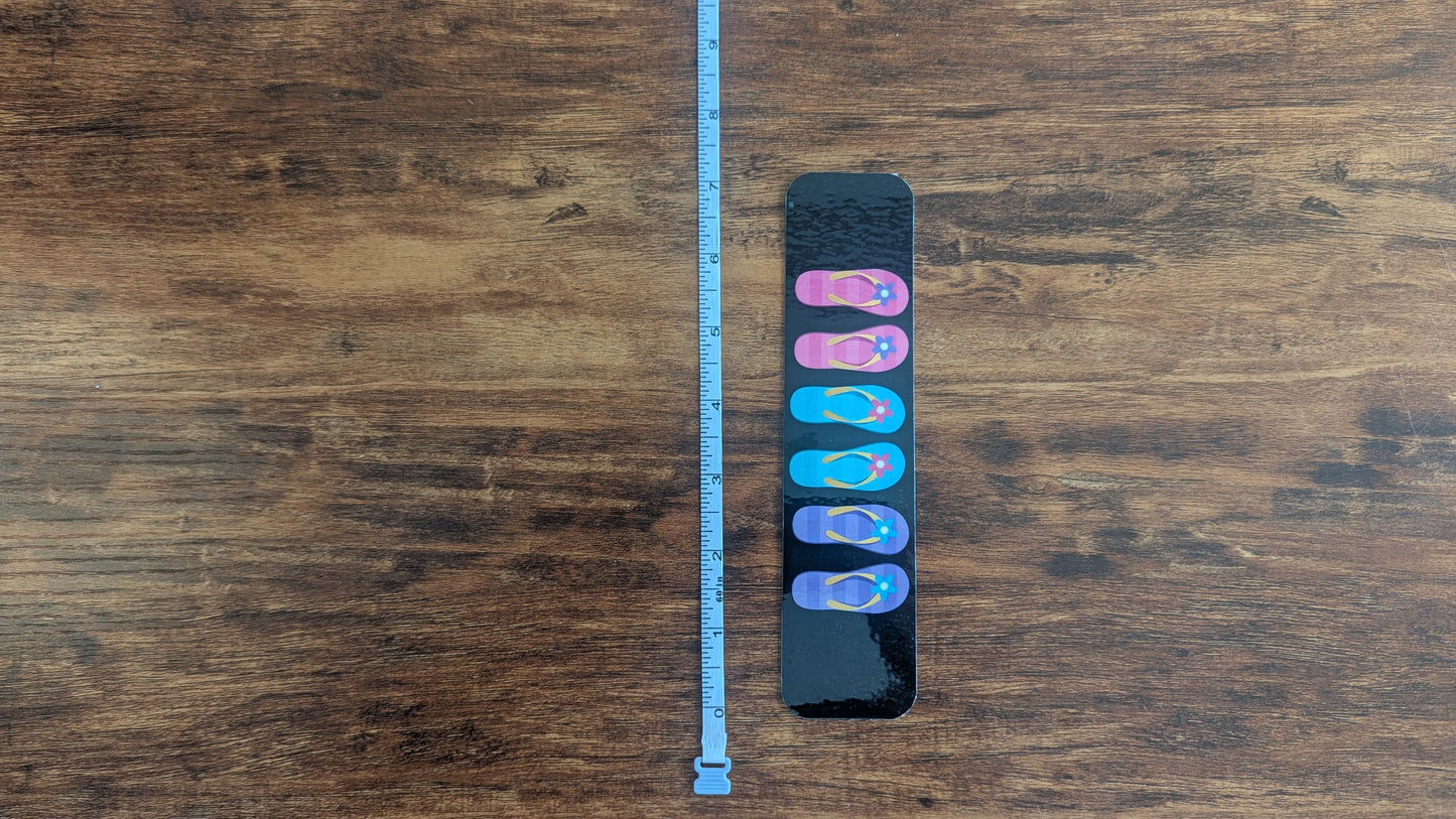 Colorful Flip Flops Bookmark
