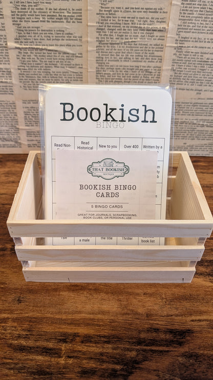 Bookish Bingo Cards