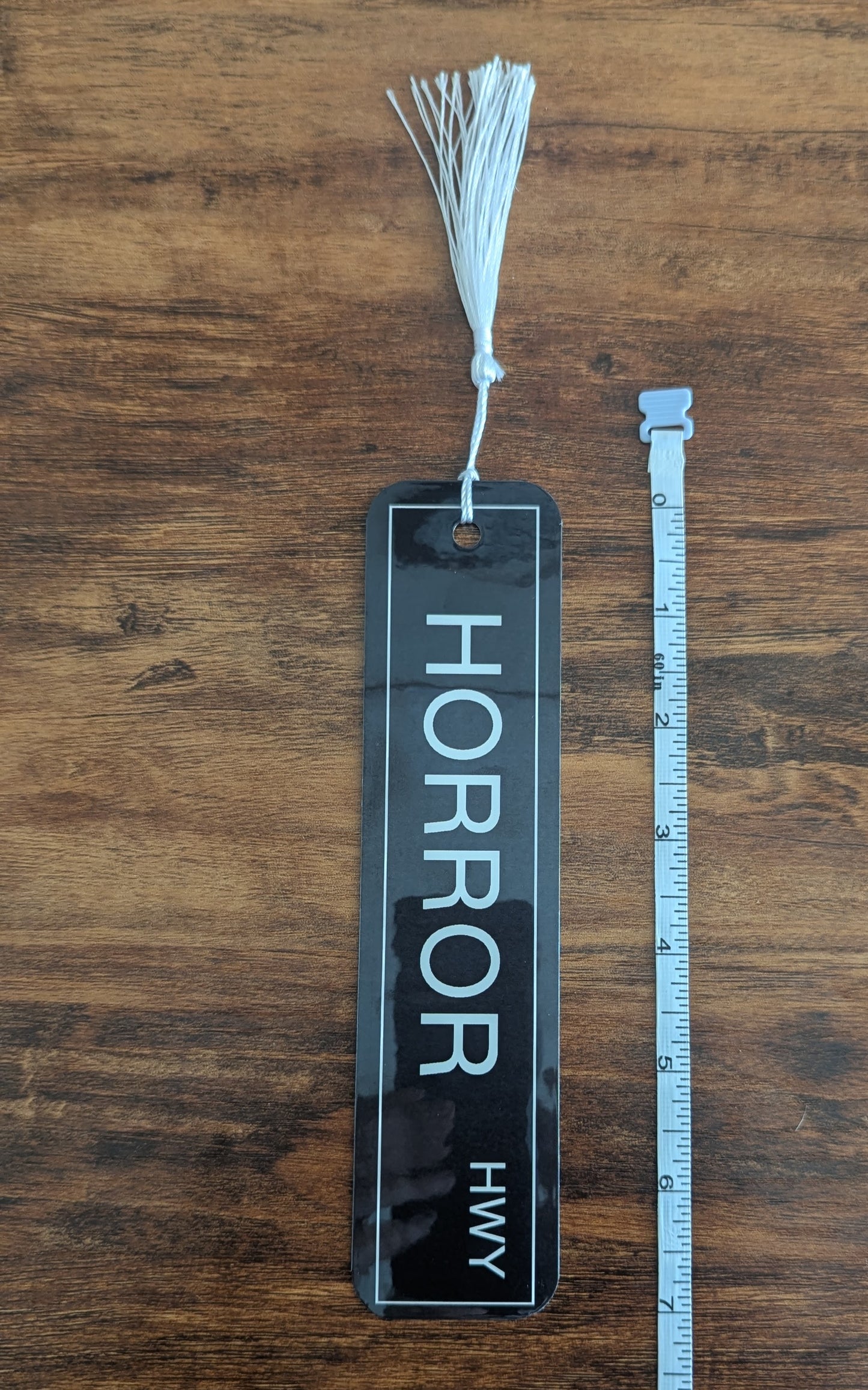 Horror Street Sign Bookmark