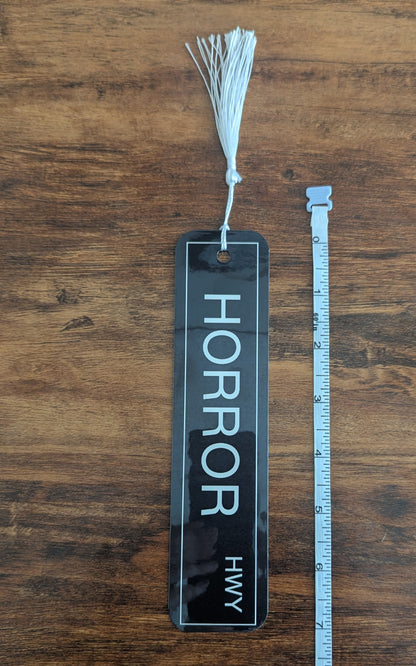 Horror Street Sign Bookmark