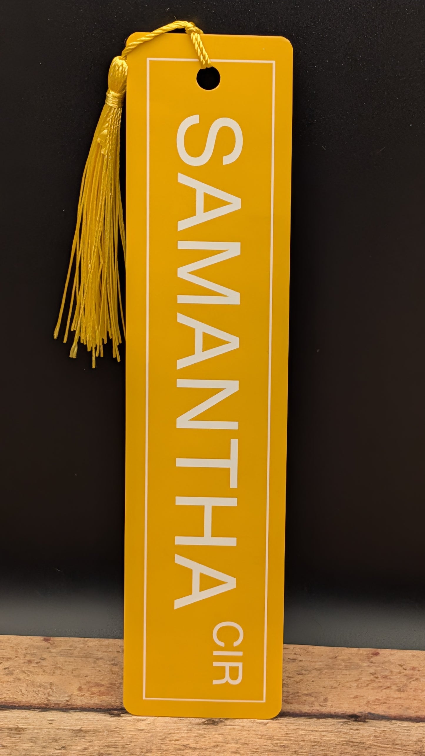 Custom Street Sign Bookmarks