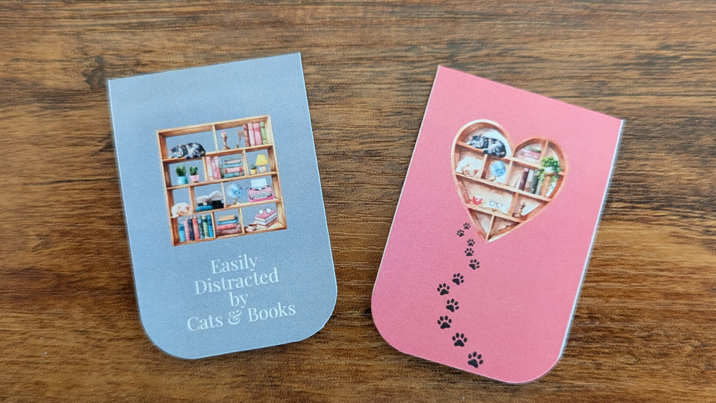 Cat Lovers Magnetic Bookmarks