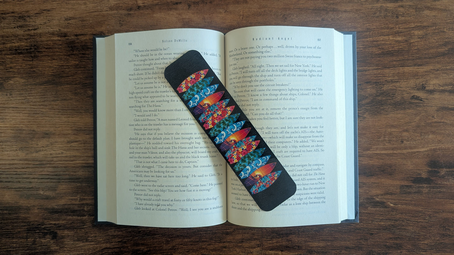 Colorful Surfboards Bookmark