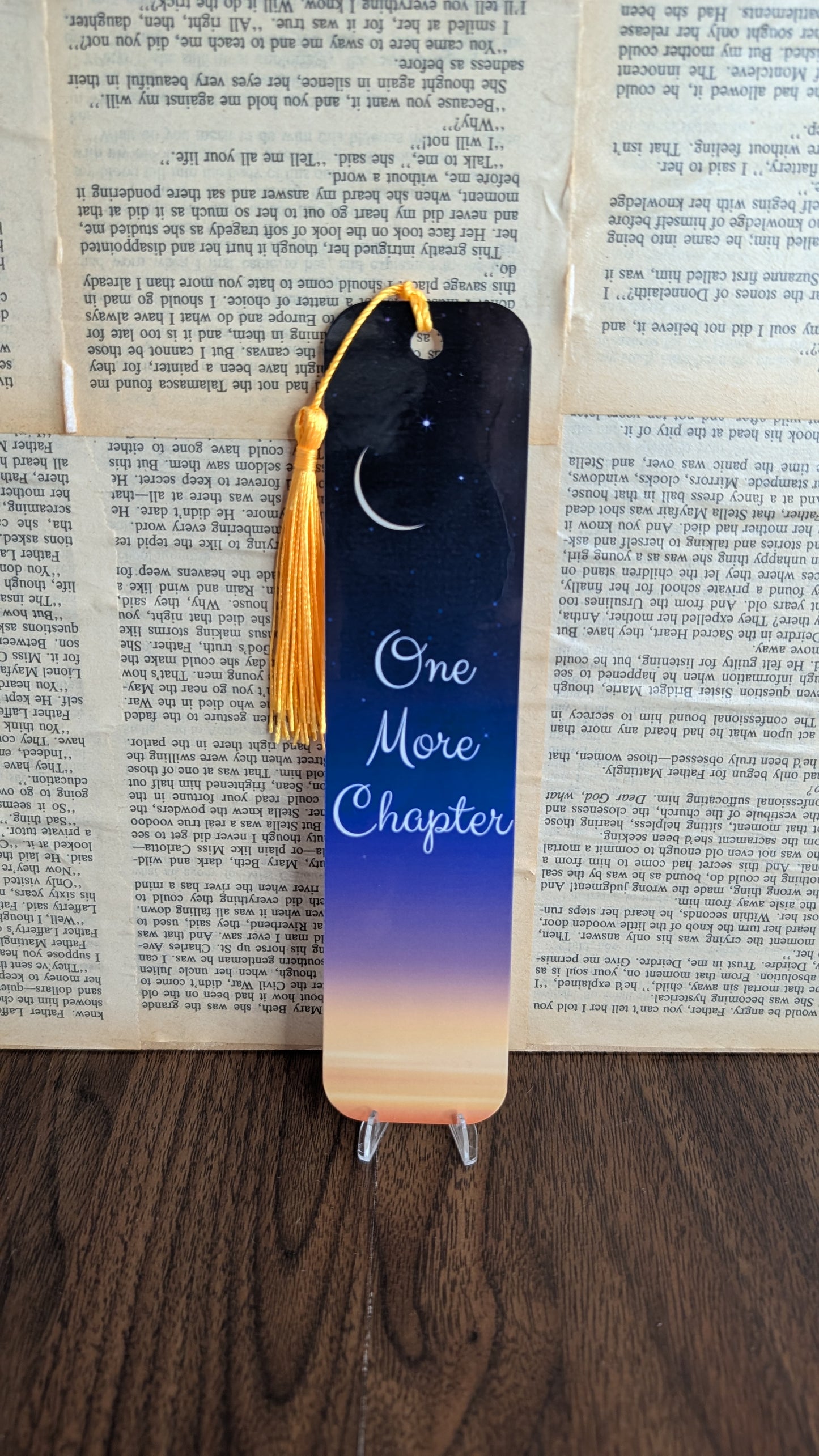 One More Chapter Bookmark