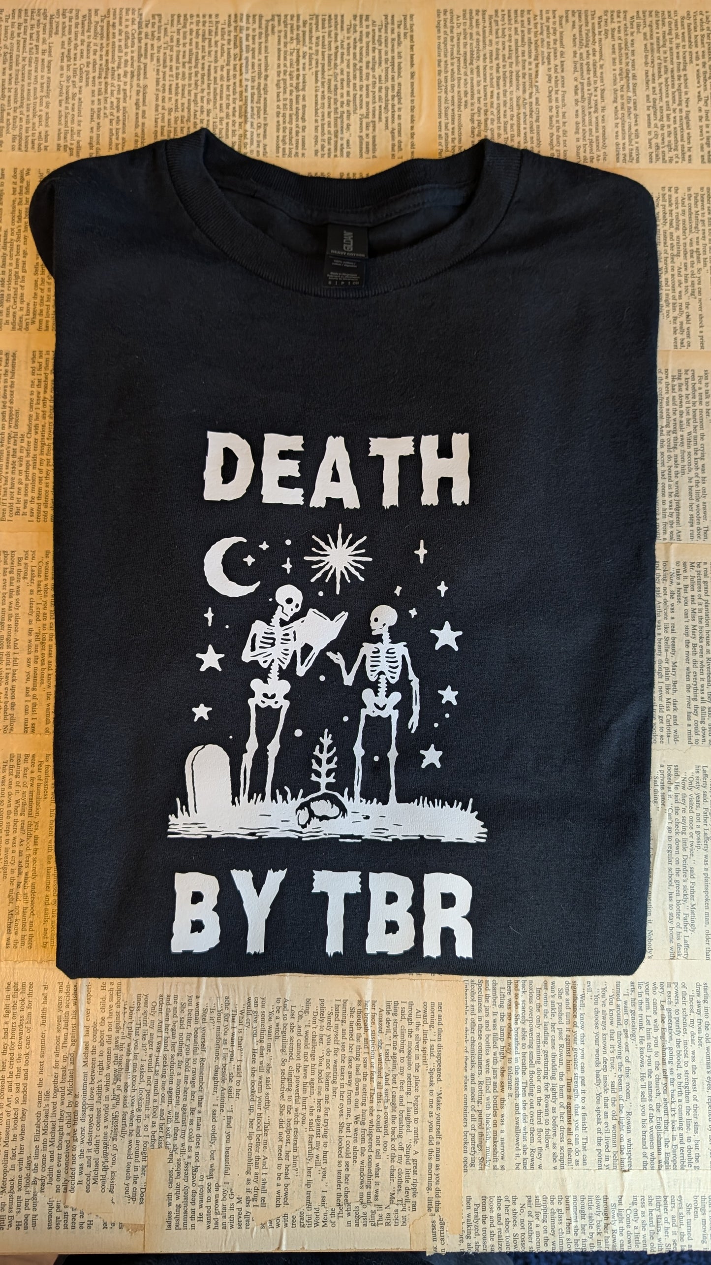 Death by TBR t-shirt