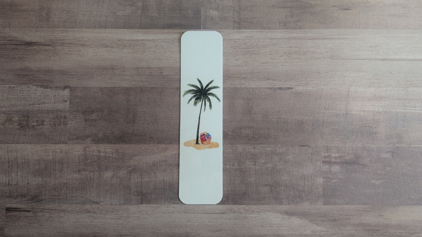 Palm Tree and Beach Toys Bookmark