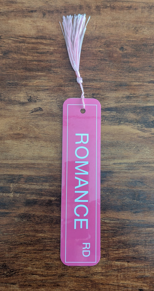 Romance Street Sign Bookmark