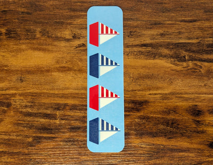 Patriotic Sailboats Bookmark