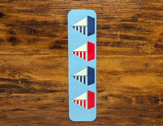 Patriotic Sailboats Bookmark