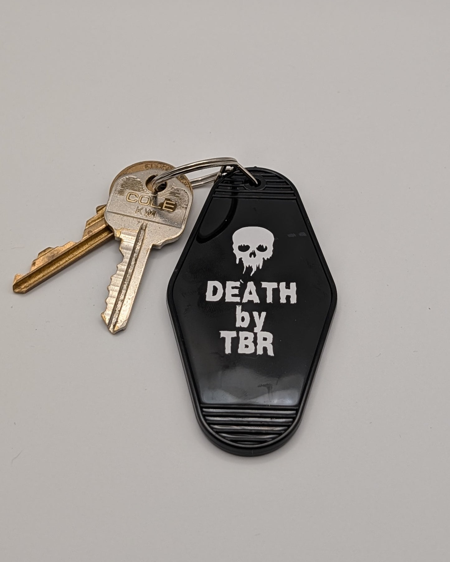 Death by TBR Keychain