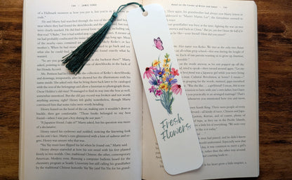 Fresh Flowers Bookmark